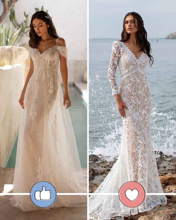 Batalla de vestidos tejido 🥊 - 1