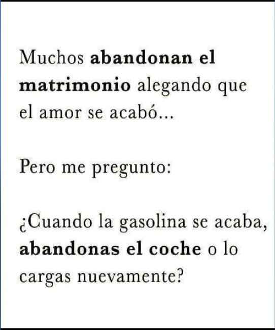 ¿Cuándo la gasolina se acaba, abandonas el coche o lo cargas nuevamente? - 1