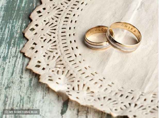 4 frases de amor para los anillos de boda - 1