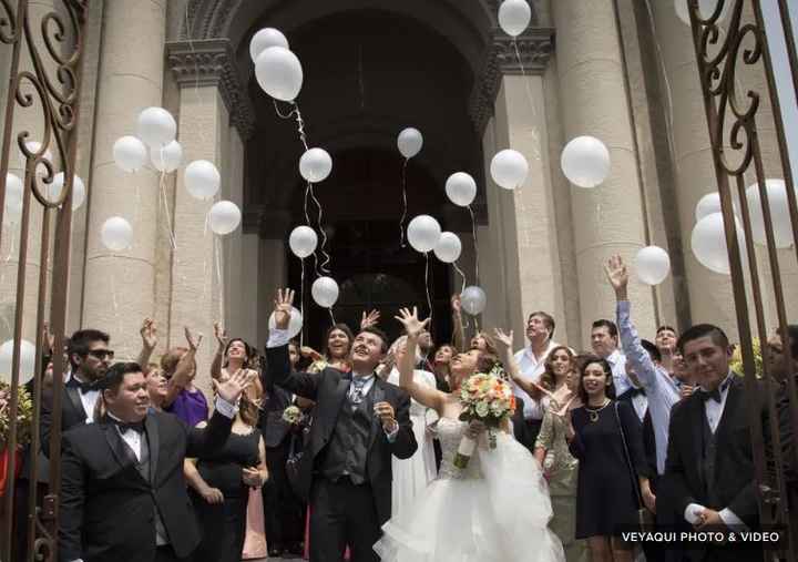 ¿Qué cosas aventar después de la ceremonia? - 2