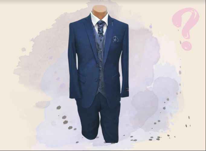 ¿Qué camisa combina con el traje azul?💙 - 1