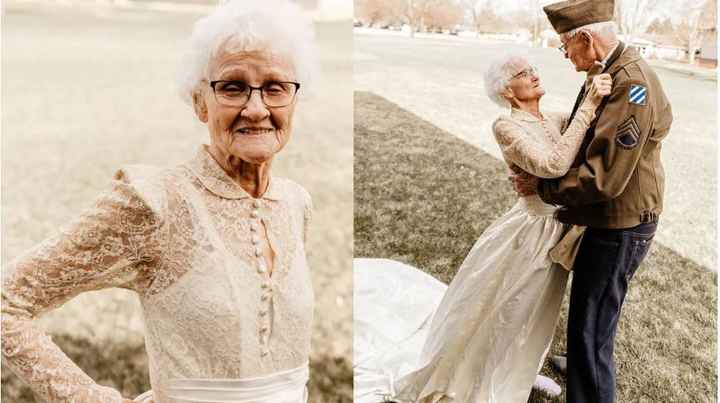 ¿Qué hacer con el vestido de novia después de la boda? Esta abuelita tuvo una hermosa idea 👇 - 1