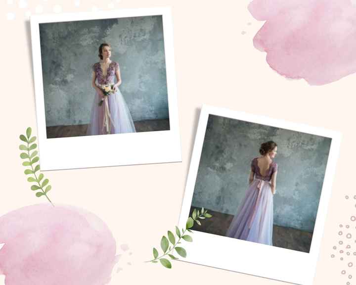 Vestido lavanda: ¿para una novia? 💜 - 1