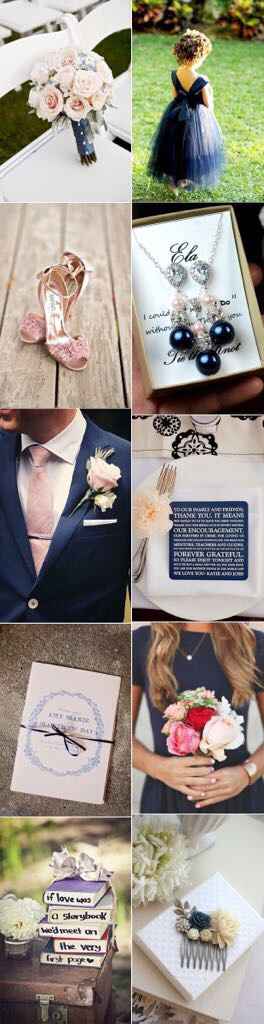 Combinación de colores en blanco y azul 💙 - 2