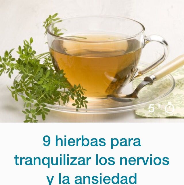 Nervios? prueba estos té - 1