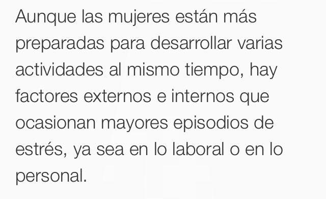 Mujeres ¿más propensas a sufrir estrés? - 10