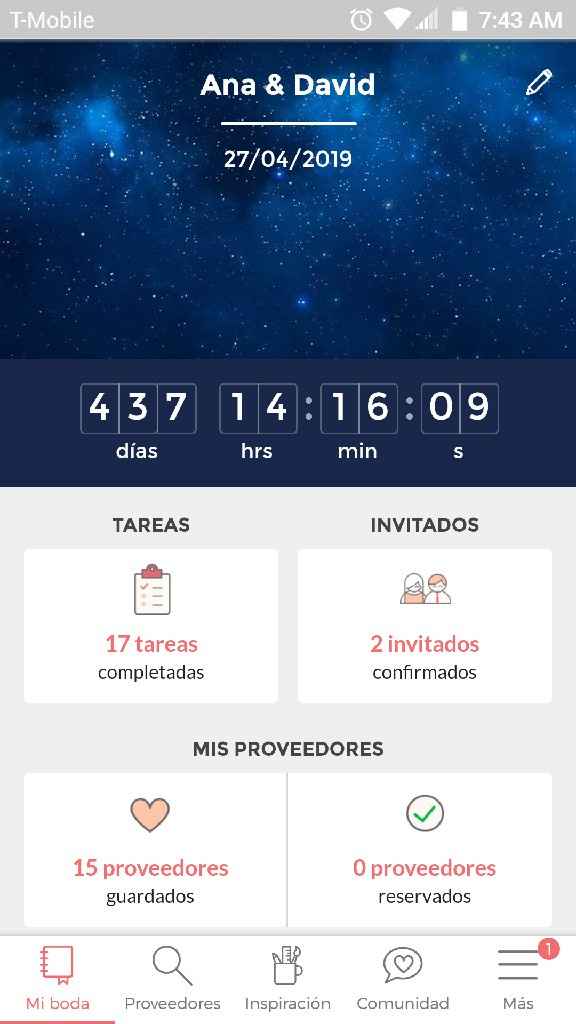 ¡Escribe los días que faltan para tu boda! - 1