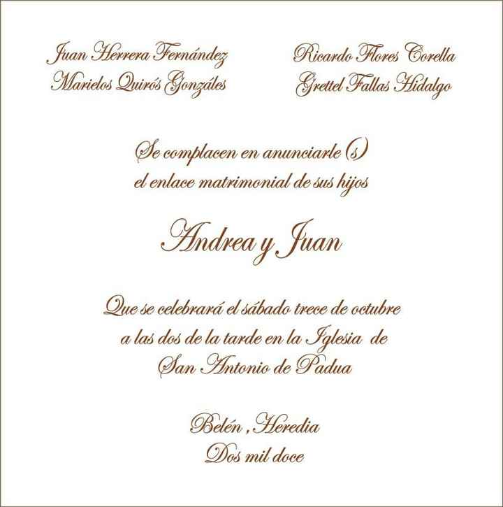 Quien invita a la boda los hijos o los padres???? - 1