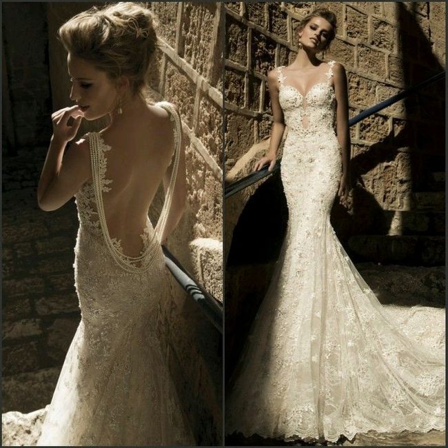 Espalda: Descubierta vs Encaje - 1