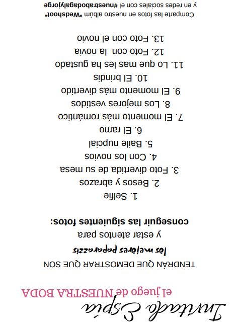 Invitación a wedshoots 2