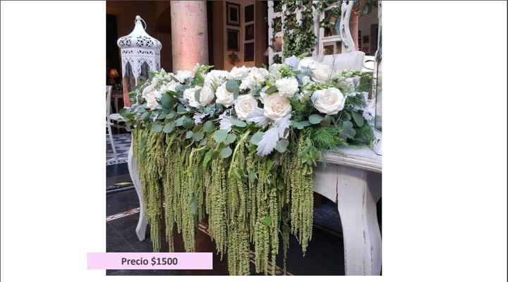 Así será nuestra mesa principal!!!!