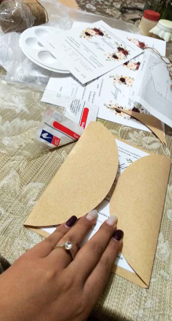 Antes de terminar las invitaciones