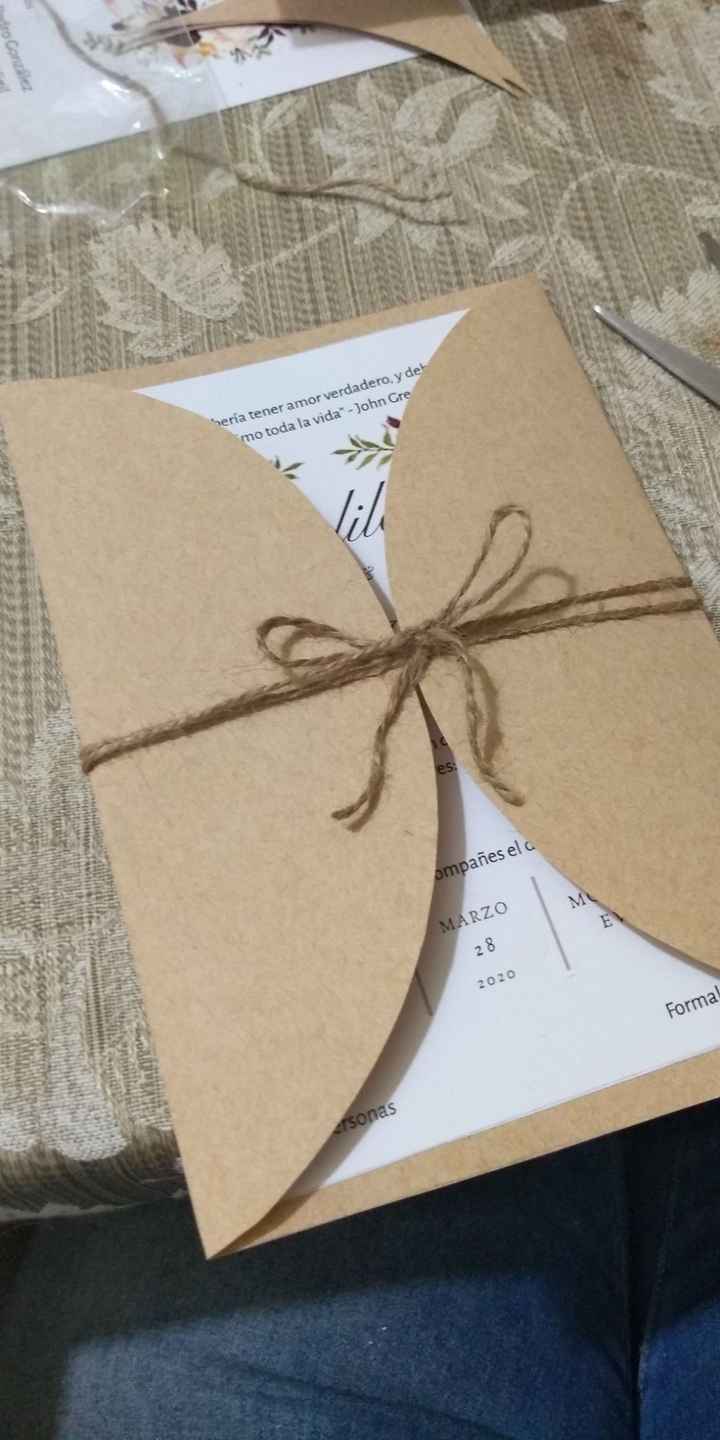 Invitaciones listas!!!!