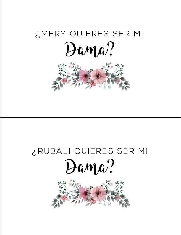 Invitación oficial de damas - 3