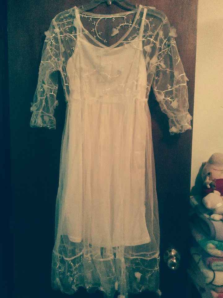  Llegó mi vestido para mi Boda Civil - 2