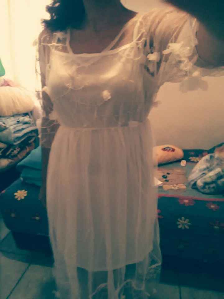  Llegó mi vestido para mi Boda Civil - 4