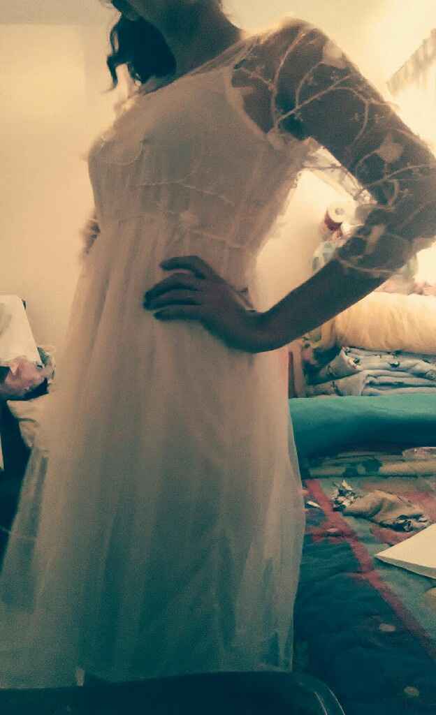  Llegó mi vestido para mi Boda Civil - 5