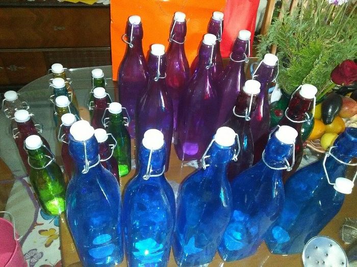 Botellas para centros de mesa 🤗 - 1