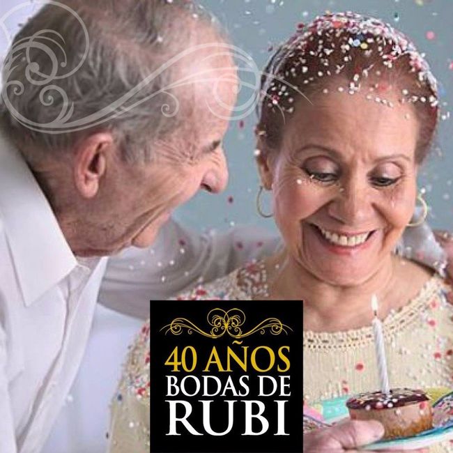 40 AÑOS DE CASADOS