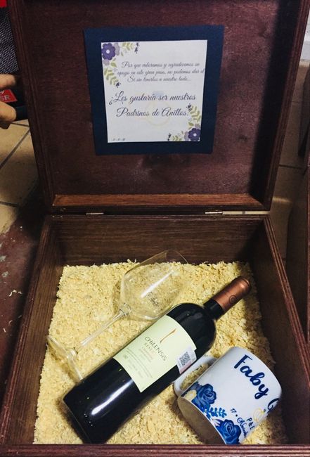 Cajas para padrinos Listas!!!! - 2