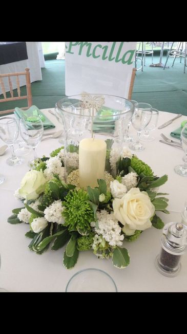 Centros de mesa listos! - 1