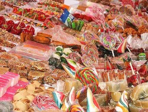 mesa de dulces mexicanos en la boda!!