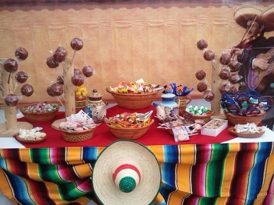 mesa de dulces mexicanos en la boda!!