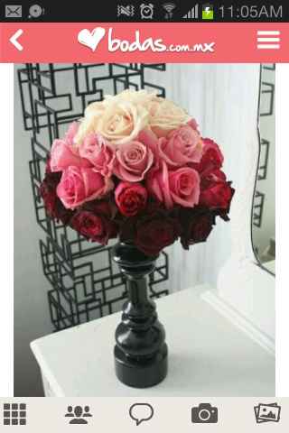 Ramo de novia marsala - 1