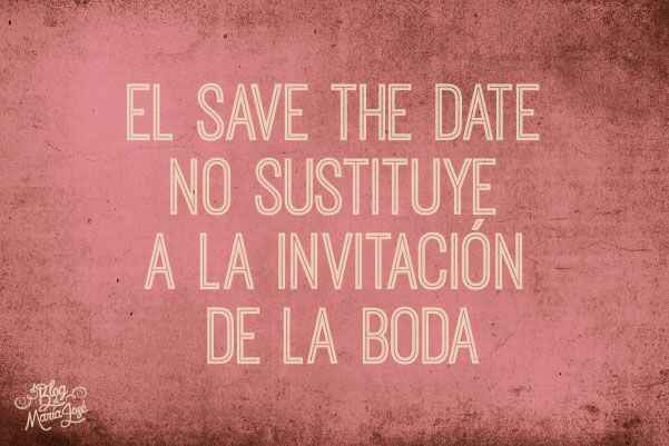 Save the date qué es...? 💕 - 1