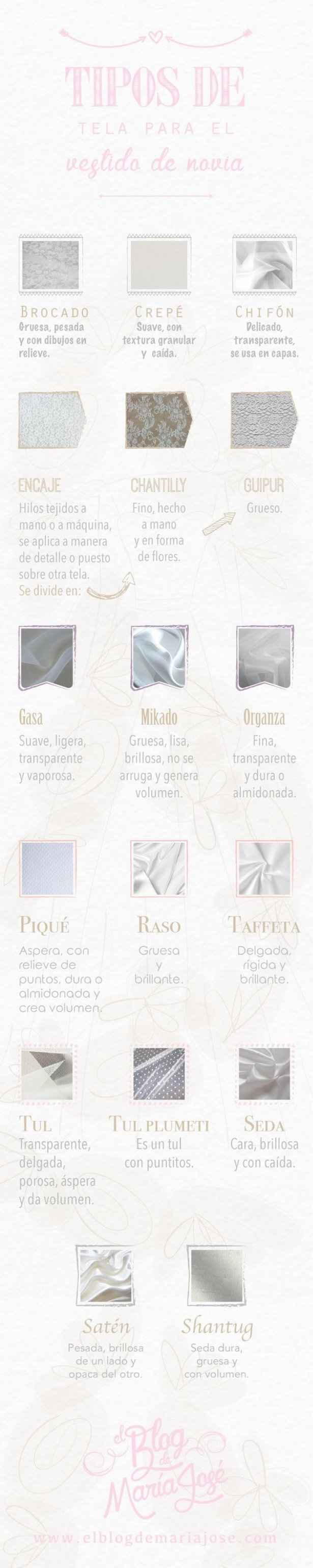  Telas para nuestro hermoso vestido...💕 - 1