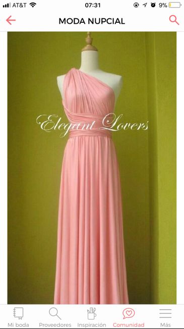  Vestidos de Damas para el mes rosa!! - 1