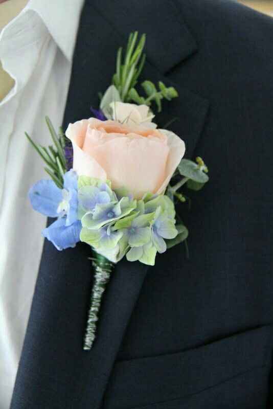 Opciones boutonniere para el novio - 4