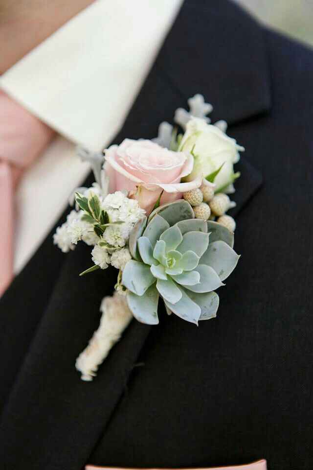 Opciones boutonniere para el novio - 8