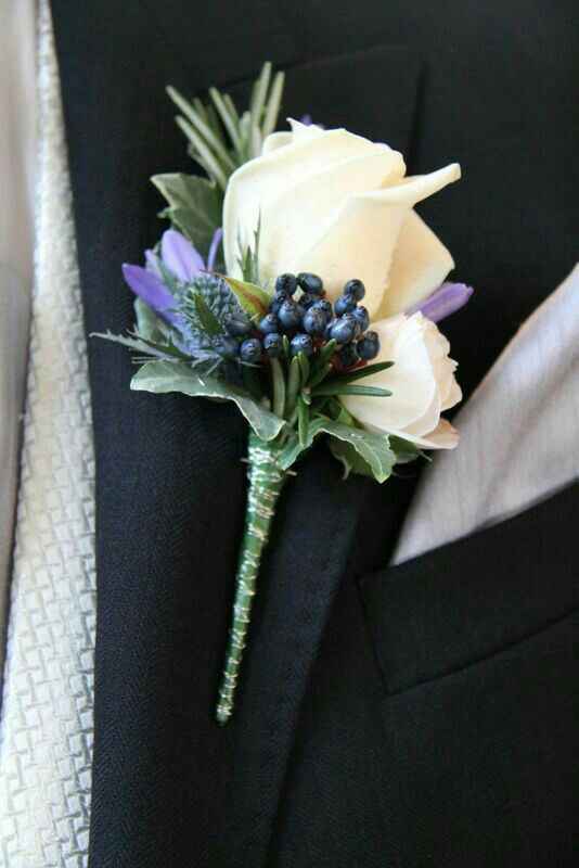 Opciones boutonniere para el novio - 9