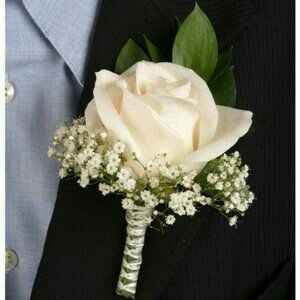 Opciones boutonniere para el novio - 12