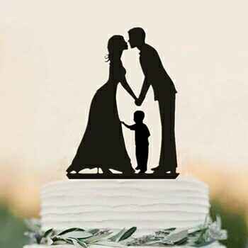 Cake topper silueta - 6