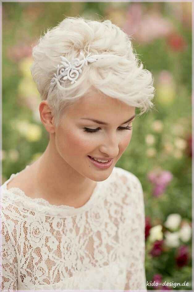 Novias con cabello muy corto? - 6