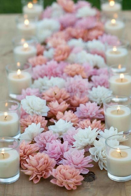 Arreglos de mesa con velas - 7