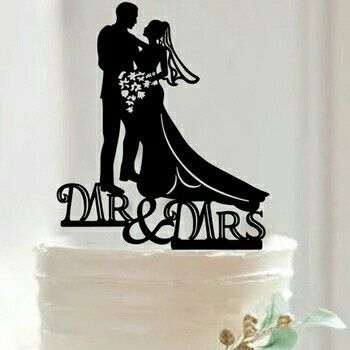 Cake topper silueta - 2