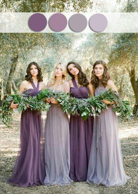 ¿tendran damas de honor? ¡de que color iran sus damas! - 1
