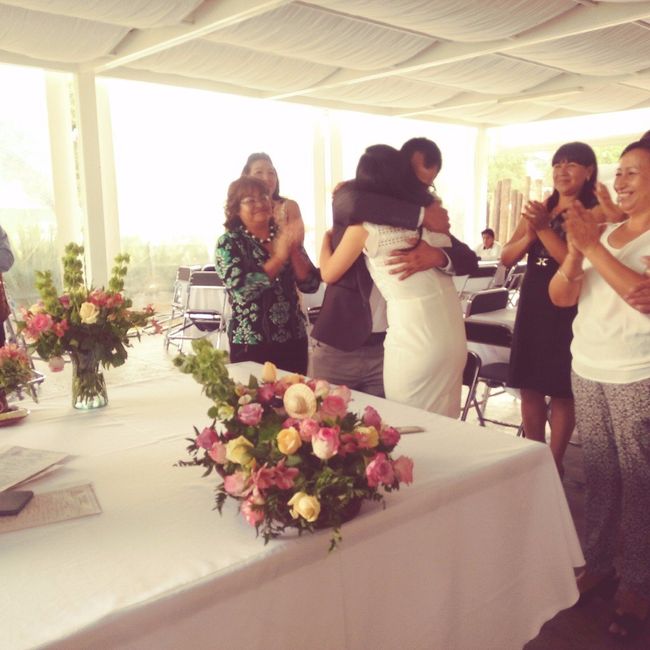 Nuestro primer abrazo