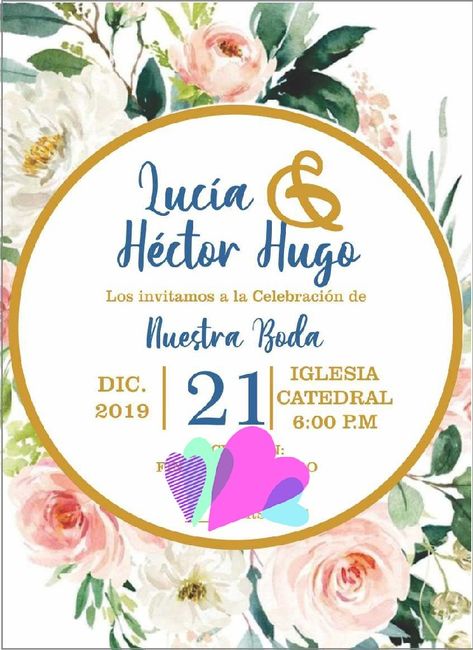 Invitaciones listas para imprimir 🥰 1