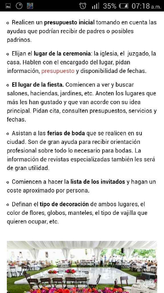 No tengo ni la menor idea de cómo organizar la boda - 2