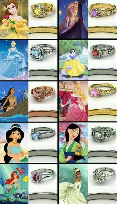 anillos de princesas