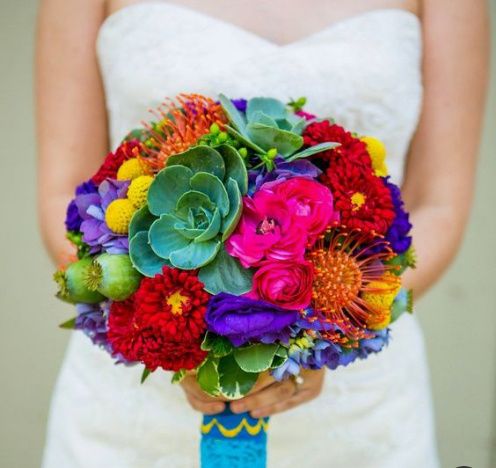 flores de colores