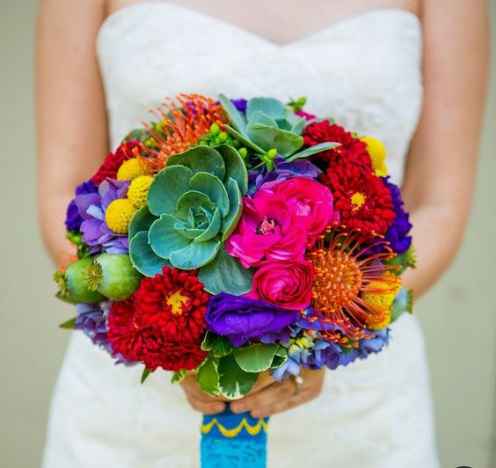 flores de colores