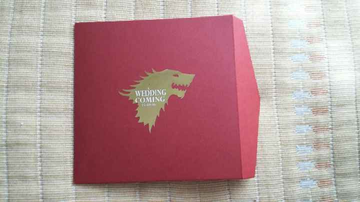 Invitaciones got - 1