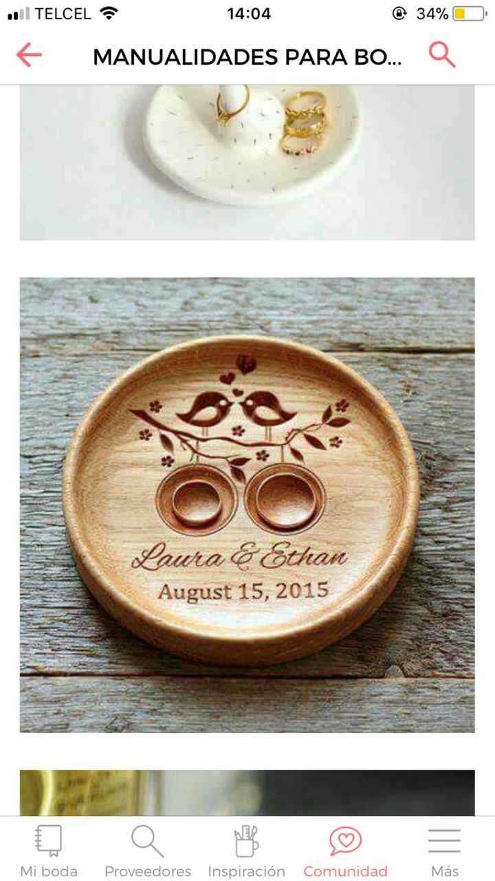  Platitos porta anillos - 1