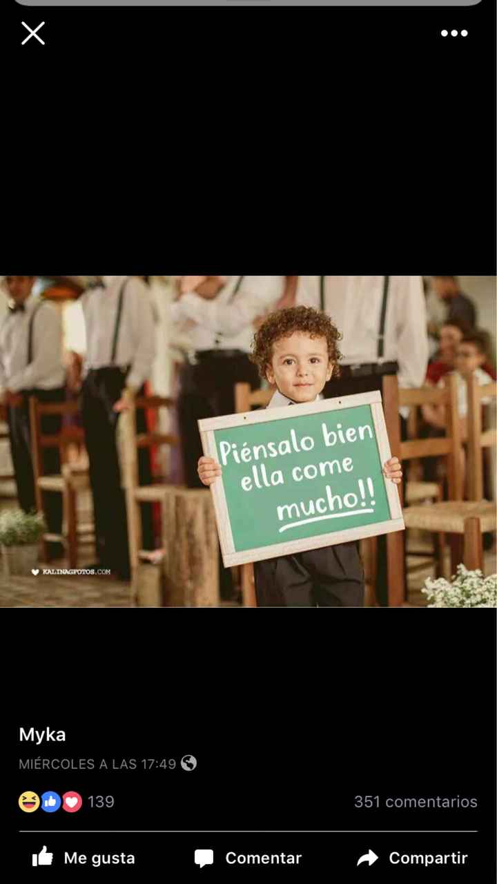  Qué letreros portaran tus pajes el dia de tu boda? - 1