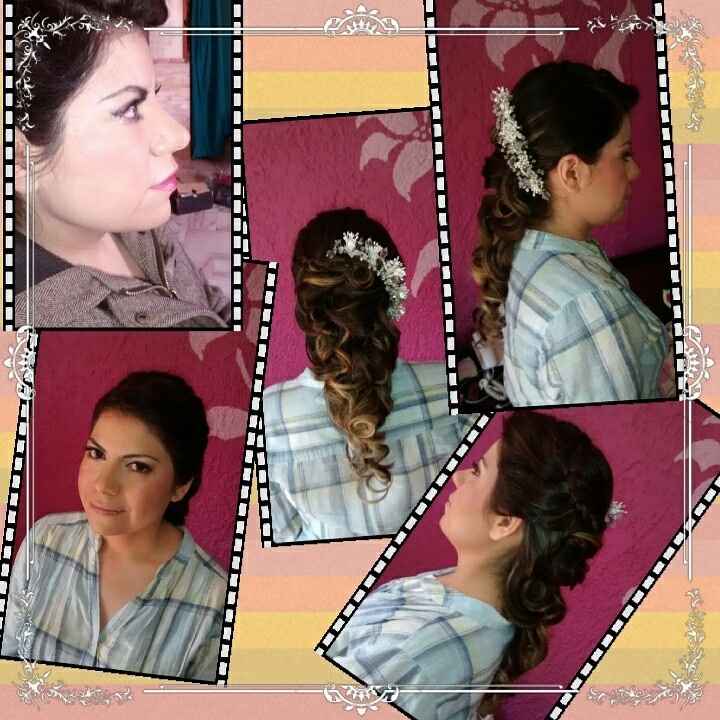 un peinado de Novia muy bonitol